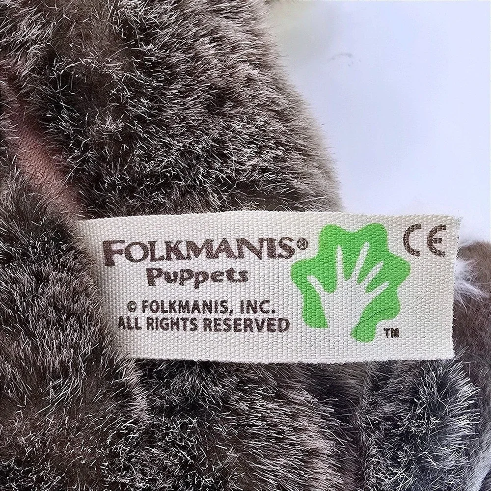 Folkmanis Baby Dutch Rabbit Full‎ Body Hand Puppet Plush 10